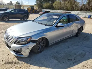 2015 Mercedes-Benz S-Class S 550 with VIN WDDUG8FB3FA105273, listed as a Copart auction lot 86003754 with 71,985 mi miles and Salvage Title. Bid and sale history available at carsss.com. Image 1.