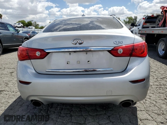 2015 Infiniti Q50 Premium z VIN JN1BV7AP6FM346086, wystawiony jako Copart lot #56973025 z przebiegiem 97 463 mil mil oraz Szkoda całkowita • Salvage title. Historia ofert i sprzedaży dostępna na DreamBid. Obrazek 6.