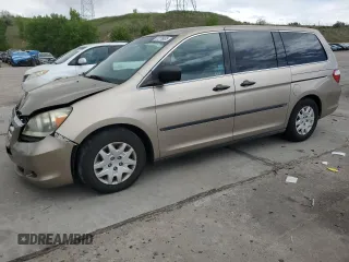 2006 Honda Odyssey LX z VIN 5FNRL38206B118047, wystawiony jako Copart lot #57278485 z przebiegiem 153 888 mil mil oraz Szkoda całkowita • Salvage title. Historia ofert i sprzedaży dostępna na DreamBid. Obrazek 1.
