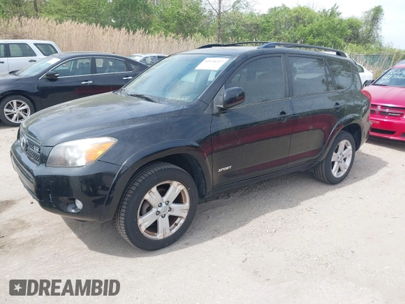 2006 Toyota RAV4 Sport with VIN JTMBK32V465004660, listed as a IAAI auction lot 42134217 with 190,680 mi miles. Bid and sale history available at carsss.com. Image 2.