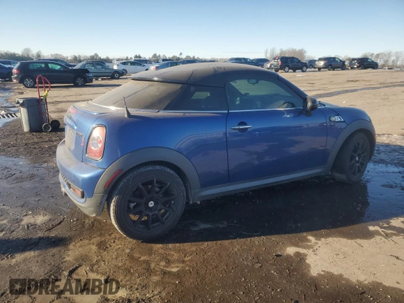 2012 MINI Coupe S z VIN WMWSX3C5XCT465527, wystawiony jako Copart lot #87006534 z przebiegiem 117 822 mil mil oraz Czysty tytuł • Clean title. Historia ofert i sprzedaży dostępna na DreamBid. Obrazek 3.