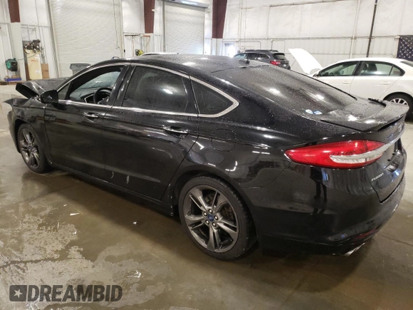 2017 Ford Fusion Sport with VIN 3FA6P0VP6HR176368, listed as a Copart auction lot 50507775 with 115,843 mi miles and Salvage Title. Bid and sale history available at carsss.com. Image 2.