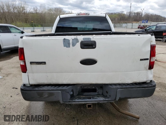 2005 Ford F-150 STX with VIN 1FTRX14W75FB43054, listed as a Copart auction lot 51432965 with 196,076 mi miles and Non Repairable. Bid and sale history available at carsss.com. Image 6.