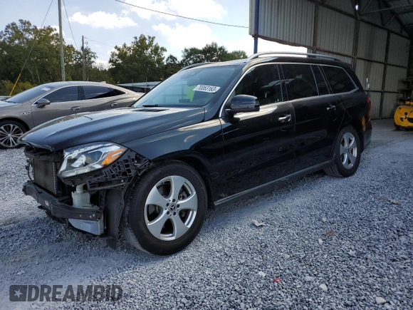 2017 Mercedes-Benz GLS with VIN 4JGDF6EE7HA930048, listed as a Copart auction lot 70063163 with 77,073 mi miles. Bid and sale history available at carsss.com. Image 1.