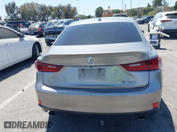 2015 Lexus IS 250 with VIN JTHBF1D27F5057749, listed as a IAAI auction lot 42304507 with 218,452 mi miles and . Bid and sale history available at DreamBid. Image 16.