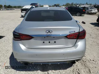 2019 Infiniti Q50 RED SPORT 400 with VIN JN1FV7AP5KM760097, listed as a Copart auction lot 49042405 with 21,056 mi miles and Non Repairable. Bid and sale history available at carsss.com. Image 6.