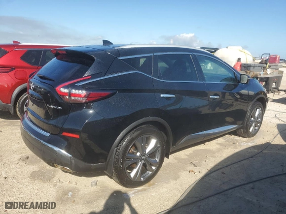 2023 Nissan Murano Platinum with VIN 5N1AZ2DJXPC139095, listed as a Copart auction lot 74547124 with 7,961 mi miles and Non Repairable. Bid and sale history available at carsss.com. Image 3.
