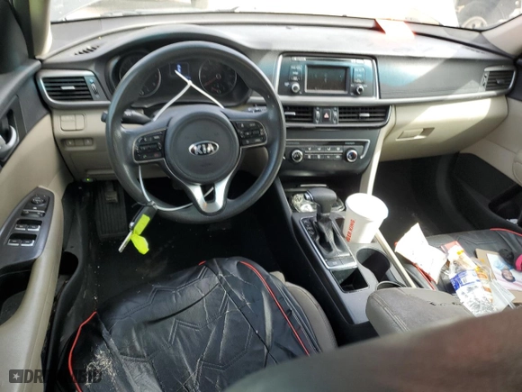 2016 Kia Optima LX with VIN 5XXGT4L34GG024801, listed as a Copart auction lot 51017585 with 109,071 mi miles and Salvage Title. Bid and sale history available at carsss.com. Image 8.