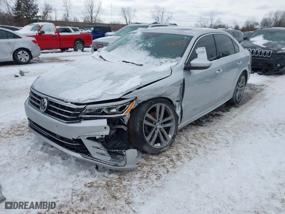 2019 Volkswagen Passat 2.0T SE R-Line with VIN 1VWMA7A39KC005194, listed as a IAAI auction lot 41610893 with 93,655 mi miles. Bid and sale history available at carsss.com. Image 17.