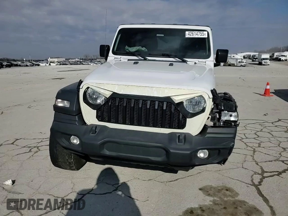 2023 Jeep Wrangler Sport S with VIN 1C4HJXDN7PW671722, listed as a Copart auction lot 42614755 with 41,584 mi miles and Salvage Title. Bid and sale history available at DreamBid. Image 10.