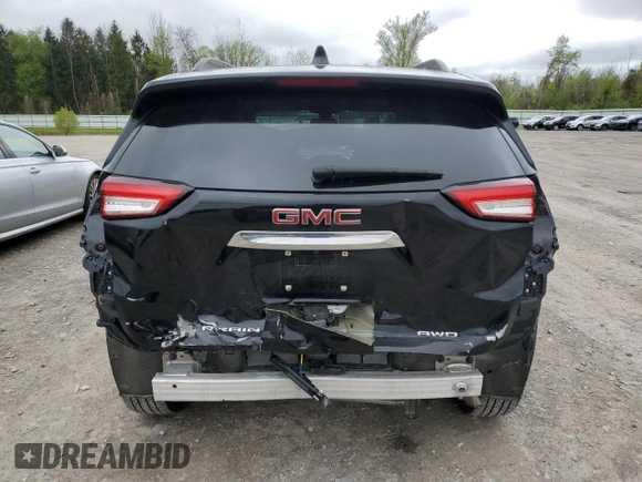 2022 GMC Terrain SLE z VIN 3GKALTEV1NL313378, wystawiony jako Copart lot #55805755 z przebiegiem 35 680 mil mil oraz Szkoda całkowita • Salvage title. Historia ofert i sprzedaży dostępna na DreamBid. Obrazek 6.