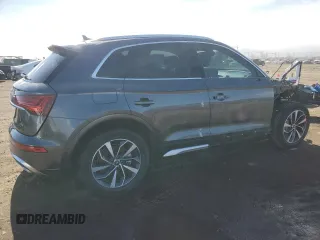 2022 Audi Q5 S line Premium Plus with VIN WA1EAAFY6N2137326, listed as a Copart auction lot 47820605 with 24,865 mi miles and Salvage Title. Bid and sale history available at carsss.com. Image 3.
