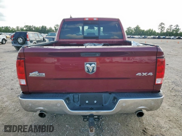 2018 Ram 1500 Big Horn z VIN 1C6RR7LT1JS125095, wystawiony jako Copart lot #59520695 z przebiegiem 111 397 mil mil oraz Szkoda całkowita • Salvage title. Historia ofert i sprzedaży dostępna na DreamBid. Obrazek 6.