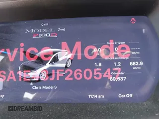 2018 Tesla Model S 75D with VIN 5YJSA1E43JF260547, listed as a IAAI auction lot 42346240 with 89,637 mi miles and . Bid and sale history available at DreamBid. Image 7.