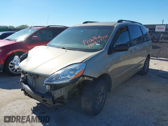 2006 Toyota Sienna CE with VIN 5TDZA23C16S457699, listed as a IAAI auction lot 42196228 with 220,910 mi miles and . Bid and sale history available at carsss.com. Image 2.