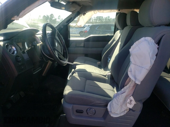 2013 Ford F-150 XL with VIN 1FTEX1CM5DFC69460, listed as a Copart auction lot 57601805 with 81,338 mi miles and Salvage title. Bid and sale history available at DreamBid. Image 7.
