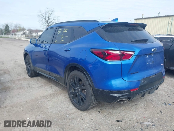 2019 Chevrolet Blazer RS z VIN 3GNKBERS3KS612362, wystawiony jako IAAI lot #41978218 z przebiegiem 90 242 mil mil oraz . Historia ofert i sprzedaży dostępna na DreamBid. Obrazek 3.