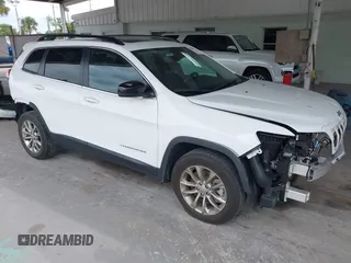 2022 Jeep Cherokee Latitude Lux z VIN 1C4PJLMXXND501689, wystawiony jako IAAI lot #42401720 z przebiegiem 34 037 mil mil oraz . Historia ofert i sprzedaży dostępna na DreamBid. Obrazek 1.