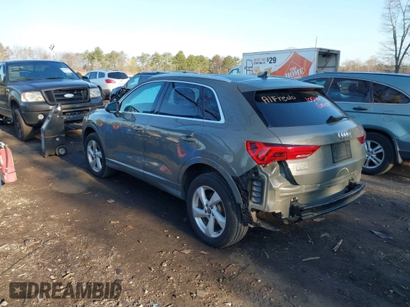 2021 Audi Q3 Premium with VIN WA1AUCF34M1099668, listed as a IAAI auction lot 41990226 with 69,866 mi miles and . Bid and sale history available at DreamBid. Image 3.