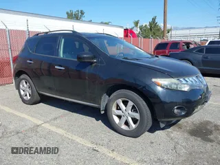 2009 Nissan Murano SL with VIN JN8AZ18U99W022486, listed as a IAAI auction lot 41848521 with 109,787 mi miles and . Bid and sale history available at DreamBid. Image 1.