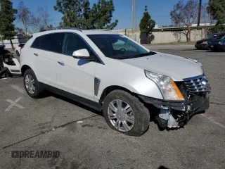 2015 Cadillac SRX Luxury Collection with VIN 3GYFNBE34FS555989, listed as a Copart auction lot 52765485 with 93,988 mi miles and Salvage Title. Bid and sale history available at DreamBid. Image 4.