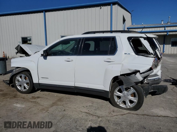 2017 GMC Terrain SLE z VIN 2GKALNEKXH6197737, wystawiony jako Copart lot #48365645 z przebiegiem Nie podano mil oraz Szkoda całkowita • Salvage title. Historia ofert i sprzedaży dostępna na DreamBid. Obrazek 2.
