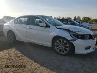 2013 Honda Accord Sport with VIN 1HGCR2F59DA162244, listed as a Copart auction lot 54545885 with 151,064 mi miles and Salvage Title. Bid and sale history available at DreamBid. Image 4.