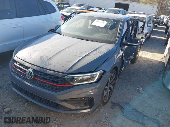 2021 Volkswagen Jetta GLI S with VIN 3VW6T7BUXMM019570, listed as a IAAI auction lot 41879222 with 42,948 mi miles and . Bid and sale history available at DreamBid. Image 17.