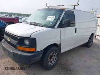 2012 Chevrolet Express Cargo with VIN 1GCWGFFA8C1106882, listed as a IAAI auction lot 42284350 with 227,443 mi miles and . Bid and sale history available at DreamBid. Image 2.