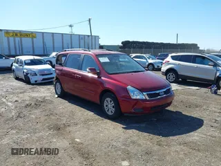 2012 Kia Sedona LX with VIN KNDMG4C7XC6432786, listed as a IAAI auction lot 41808036 with 158,665 mi miles. Bid and sale history available at carsss.com. Image 1.