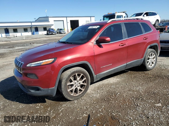 2014 Jeep Cherokee Latitude with VIN 1C4PJLCB2EW171914, listed as a Copart auction lot 41882175 with 146,286 mi miles and Salvage Title. Bid and sale history available at DreamBid. Image 1.