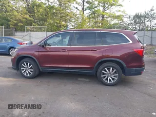 2019 Honda Pilot EX-L z VIN 5FNYF5H5XKB045563, wystawiony jako IAAI lot #42329311 z przebiegiem 46 903 mil mil oraz . Historia ofert i sprzedaży dostępna na DreamBid. Obrazek 14.