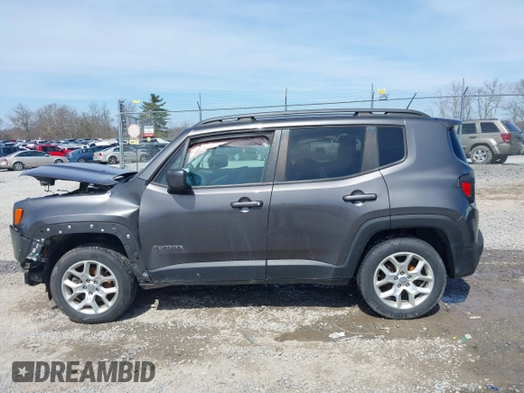 2017 Jeep Renegade Latitude with VIN ZACCJBBB3HPF61108, listed as a IAAI auction lot 39055699 with 181,598 mi miles and . Bid and sale history available at DreamBid. Image 14.