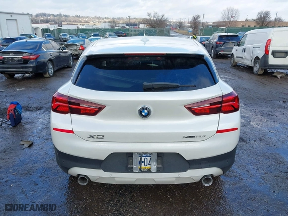 2020 BMW X2 xDrive28i with VIN WBXYJ1C00L5R70720, listed as a IAAI auction lot 41541553 with 17,127 mi miles. Bid and sale history available at carsss.com. Image 17.