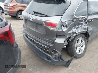 2016 Toyota Highlander Limited with VIN 5TDDKRFH0GS236412, listed as a IAAI auction lot 41067768 with 108,015 mi miles and . Bid and sale history available at DreamBid. Image 4.