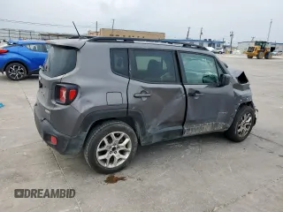 2017 Jeep Renegade Latitude with VIN ZACCJABB6HPE80579, listed as a Copart auction lot 47595555 with 145,931 mi miles and Salvage Title. Bid and sale history available at DreamBid. Image 3.
