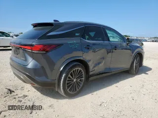 2024 Lexus RX 350 with VIN 2T2BAMBA9RC045973, listed as a Copart auction lot 59936185 with 9,352 mi miles and Salvage title. Bid and sale history available at DreamBid. Image 3.