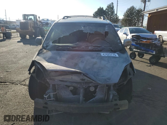 2008 Toyota Sienna XLE with VIN 5TDBK22C18S019252, listed as a Copart auction lot 47625775 with 0 mi miles and Non Repairable. Bid and sale history available at carsss.com. Image 5.