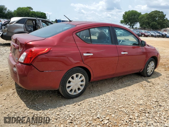 2012 Nissan Versa SL with VIN 3N1CN7AP7CL823893, listed as a Copart auction lot 59086175 with 104,298 mi miles and Salvage title. Bid and sale history available at DreamBid. Image 3.