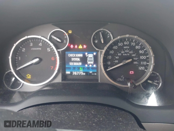 2017 Toyota Tundra Platinum with VIN 5TFGW5F17HX214500, listed as a IAAI auction lot 42103903 with 76,775 mi miles and . Bid and sale history available at DreamBid. Image 7.