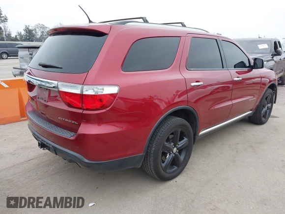 2013 Dodge Durango Citadel with VIN 1C4RDJEGXDC669937, listed as a IAAI auction lot 42105204 with 153,015 mi miles and . Bid and sale history available at DreamBid. Image 4.