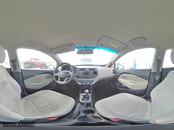 2012 Kia Rio LX with VIN KNADM4A32C6077392, listed as a Copart auction lot 49518665 with 117,358 mi miles and Salvage Title. Bid and sale history available at carsss.com. Image 15.