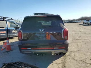 2025 Hyundai Palisade SEL with VIN KM8R4DGE0SU818646, listed as a Copart auction lot 42875765 with 15,446 mi miles and Salvage Title. Bid and sale history available at carsss.com. Image 6.