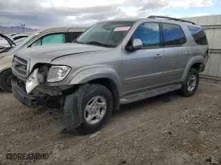 2001 Toyota Sequoia SR5 with VIN 5TDZT34A81S036732, listed as a Copart auction lot 86657284 with 254,599 mi miles and Non Repairable. Bid and sale history available at carsss.com. Image 1.