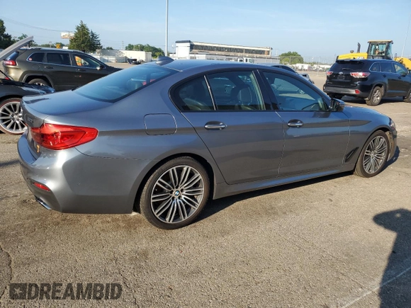 2017 BMW 5 Series 530i xDrive with VIN WBAJA7C38HG906137, listed as a Copart auction lot 66202255 with 154,480 mi miles and Clean title. Bid and sale history available at DreamBid. Image 3.