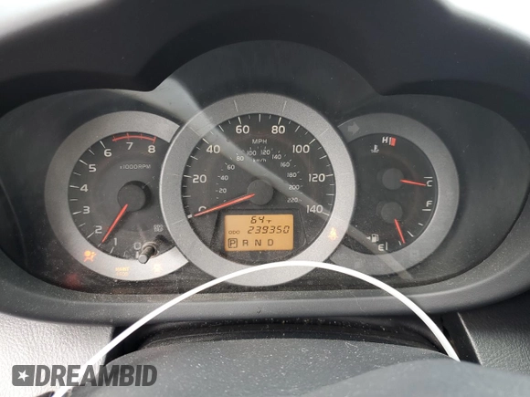 2009 Toyota RAV4 Sport with VIN JTMBF32VX95005188, listed as a Copart auction lot 65836685 with 239,350 mi miles and Salvage title. Bid and sale history available at DreamBid. Image 9.