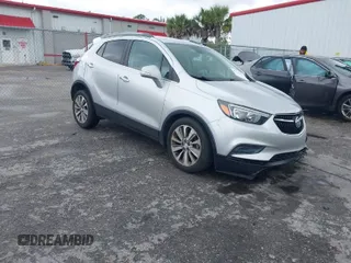 2018 Buick Encore Preferred with VIN KL4CJASB0JB717254, listed as a IAAI auction lot 41985178 with 123,948 mi miles. Bid and sale history available at carsss.com. Image 1.