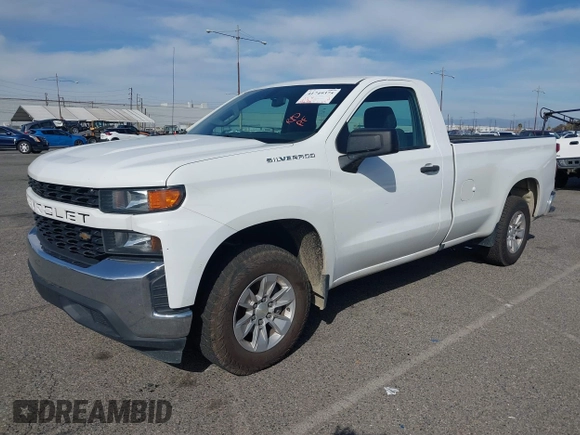 2020 Chevrolet Silverado 1500 Work Truck with VIN 3GCNWAEF6LG278389, listed as a IAAI auction lot 41749375 with 133,647 mi miles. Bid and sale history available at carsss.com. Image 2.