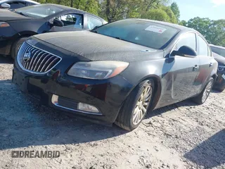 2013 Buick Regal Turbo Premium 1 with VIN 2G4GS5EV6D9126672, listed as a IAAI auction lot 42008984 with 154,042 mi miles. Bid and sale history available at carsss.com. Image 2.