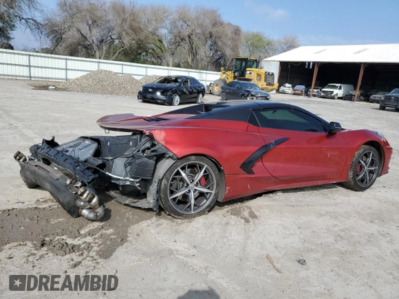 2021 Chevrolet Corvette 3LT with VIN 1G1YC3D45M5114571, listed as a Copart auction lot 43874384 with 0 mi miles. Bid and sale history available at carsss.com. Image 3.